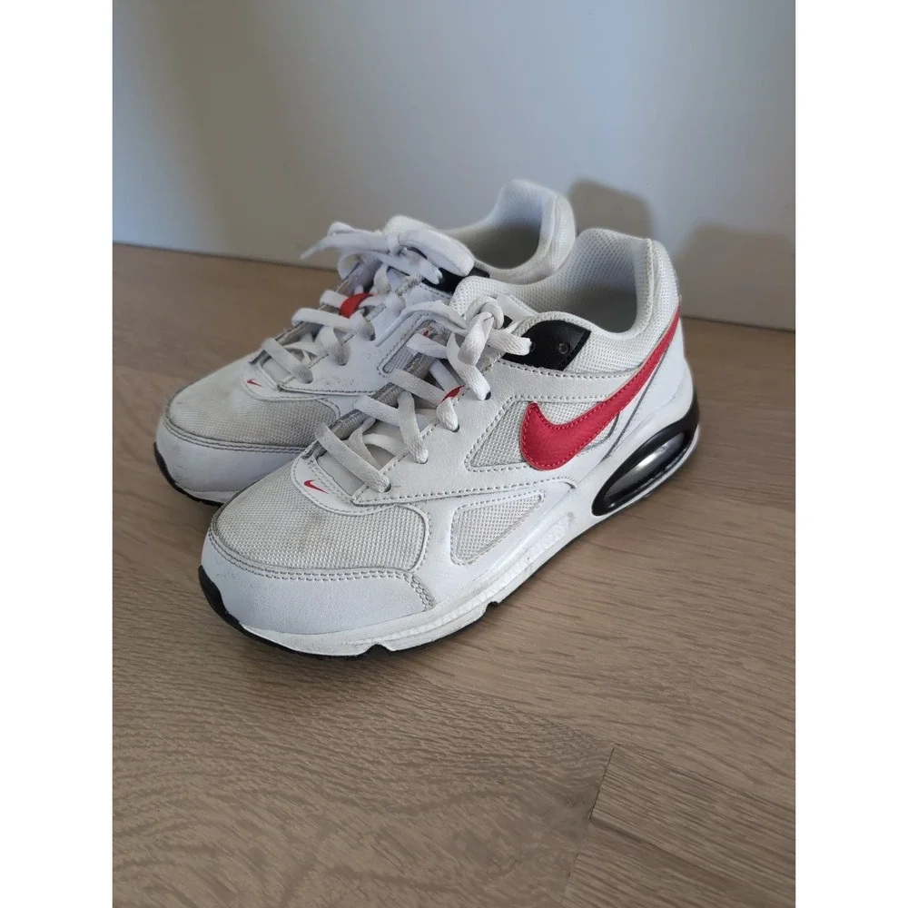 Nike Air Max Scarpa IVO (PS) 579996 101 Size 2Y White Sneakers Laces Kids